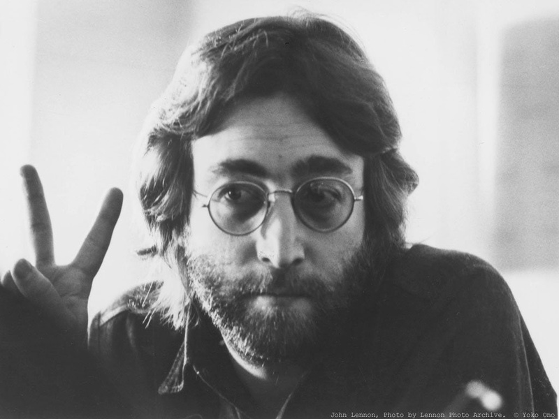 hd, sign, John Lennon, glasses, entertainment, art, 480P, men, x, lennon, music, john, v