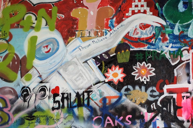 john lennon wall, human representation, no people, text, close-up, representation, built structure, creativity, indoors, pattern, 5K, prague, wall - building feature