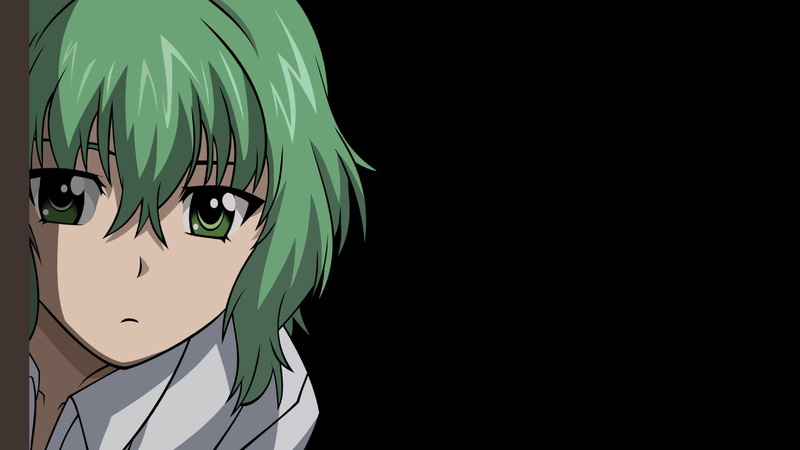 Korone, indoors, cut out, close-up, 1080P, male likeness, human representation, no people, black background, green color, Ichiban Ushiro no Daimaou, copy space