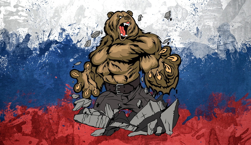 people, spirituality, male likeness, representation, vector, strength, white, wall - building feature, Russia, backgrounds, Flag, bear., 2K, cartoon, art and craft