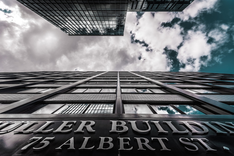 day, directly below, outdoors, ontario, building exterior, architecture, nature, skyscraper, buldings, financial district, tower, tall - high, office, 75 albert st