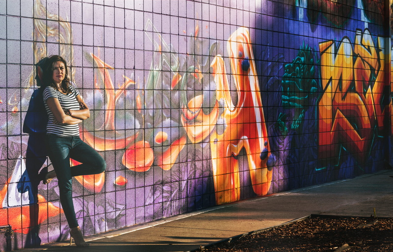women, latina power, casual clothing, urban, built structure, city, tags, 5K, standing, urban style, architecture, real people, hairstyle, illuminated
