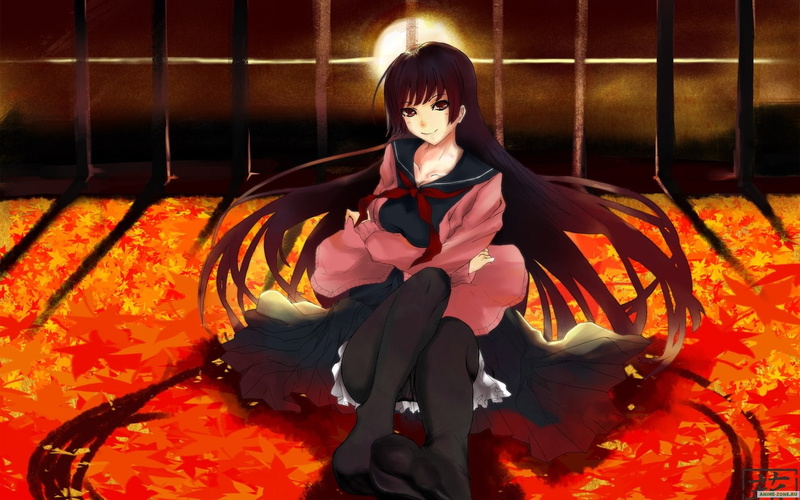 Kanoe Yuuko, 720P, Tasogare Otome x Amnesia, school uniform, anime girls