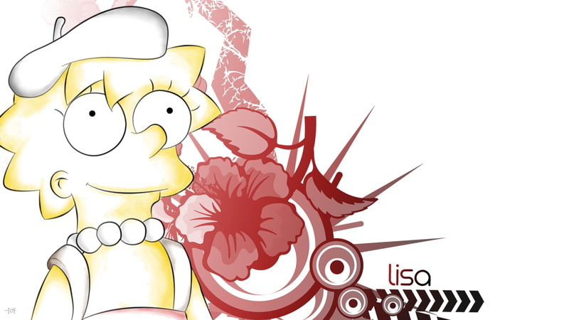 the, hd, 720P, lisa, simpsons, cartoon/comic