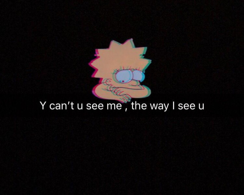 sad, glitch art, vaporwave, Lisa Simpson, 720P