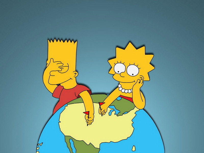 Lisa Simpson, Bart Simpson, The Simpsons, 720P