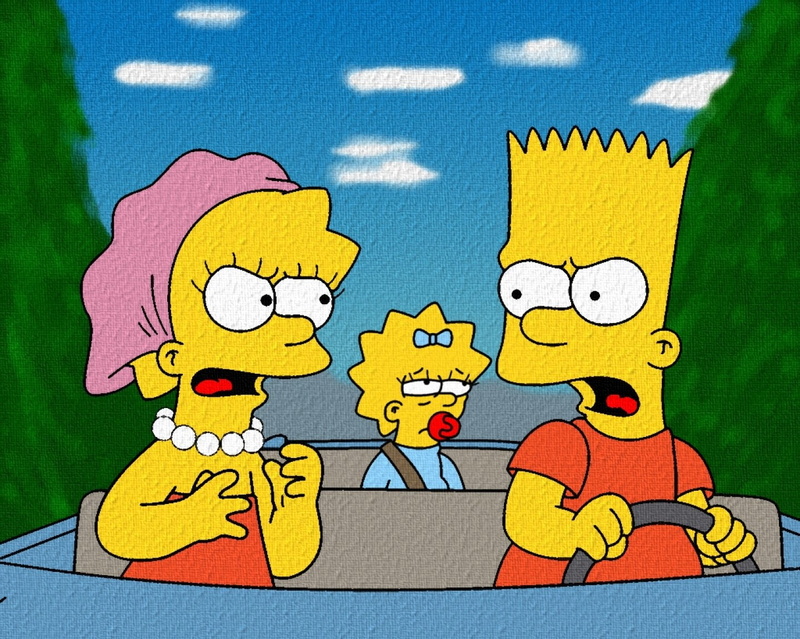 Lisa Simpson, Maggie Simpson, 720P, Bart Simpson, The Simpsons