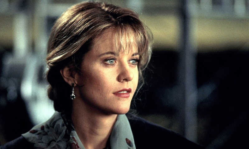1080P, short hair, hairstyle, Meg Ryan, headshot, portrait, women, beauty, adult, beautiful woman, bangs, looking, focus on foreground, Movie, indoors