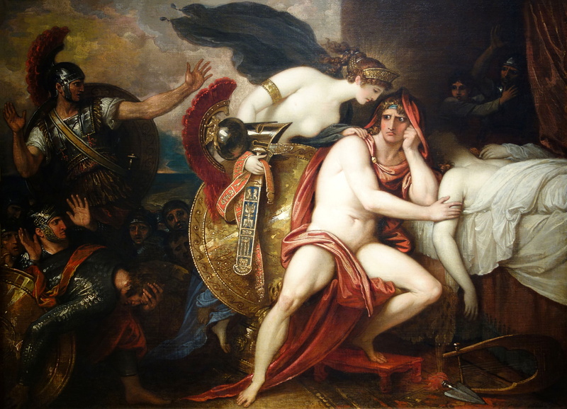 Benjamin West, painting, Thetis Bringing Armor to Achilles, 4K, classic art