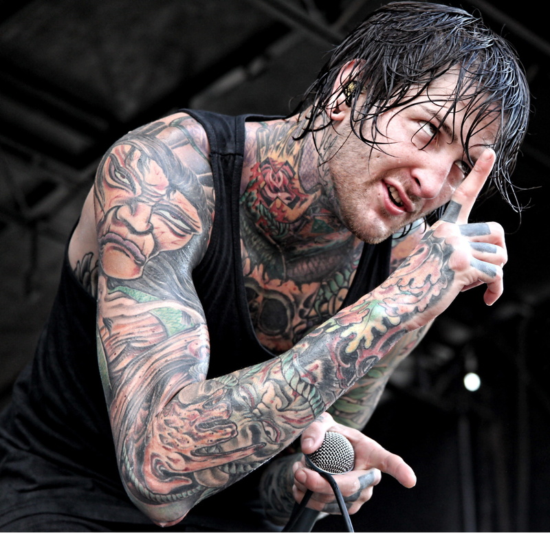 tattoo, Suicide Silence, warrior, Mitch Lucker, 2K