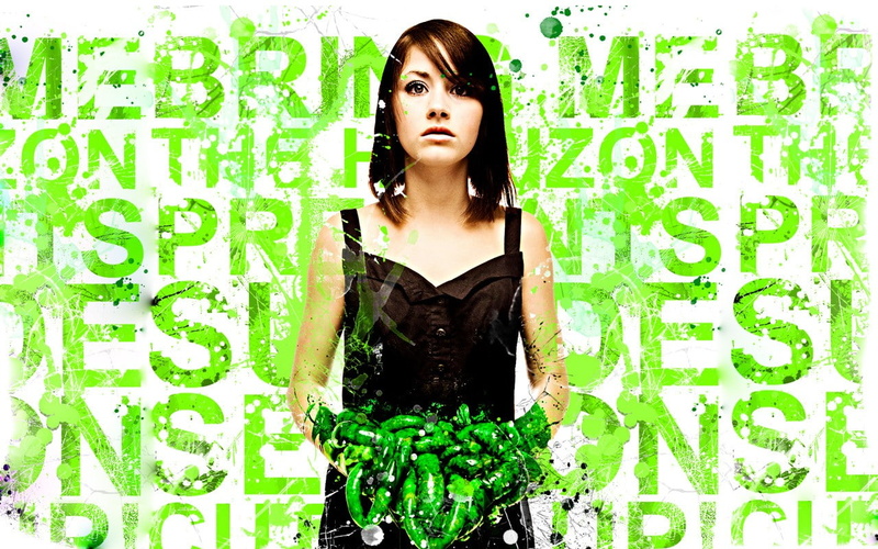 adult, women, cover art, front view, Bring Me the Horizon, beauty, young adult, standing, young women, 720P, lifestyles, post hardcore, three quarter length