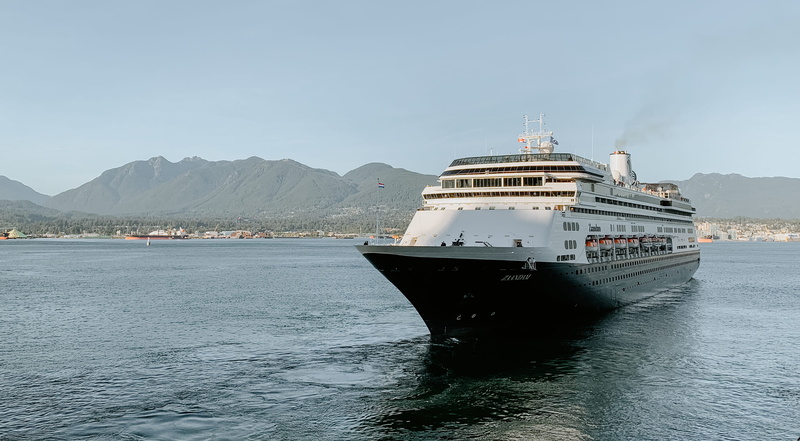mode of transportation, water, passenger craft, day, canada, travel, cruise, craft, mountain, architecture, ship, 999 canada pl, nature, 2K, passenger ship
