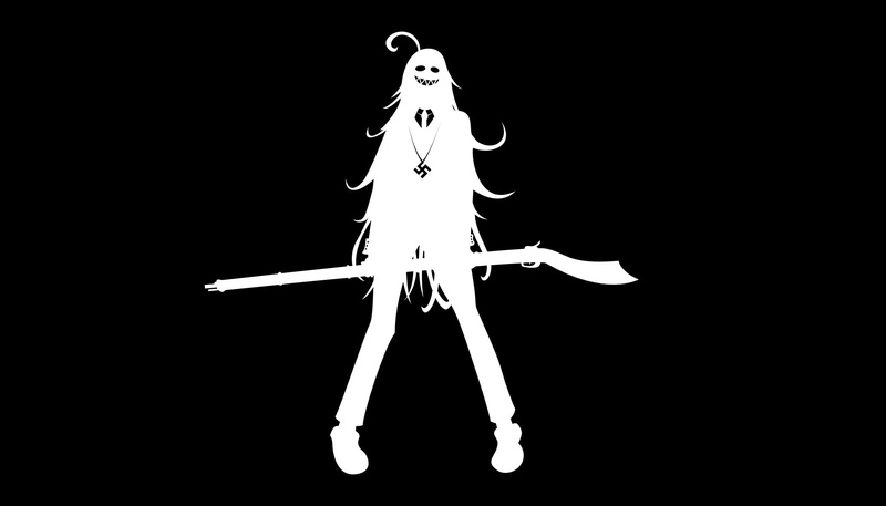 1080P, Hellsing, Rip Van Winkle, monochrome