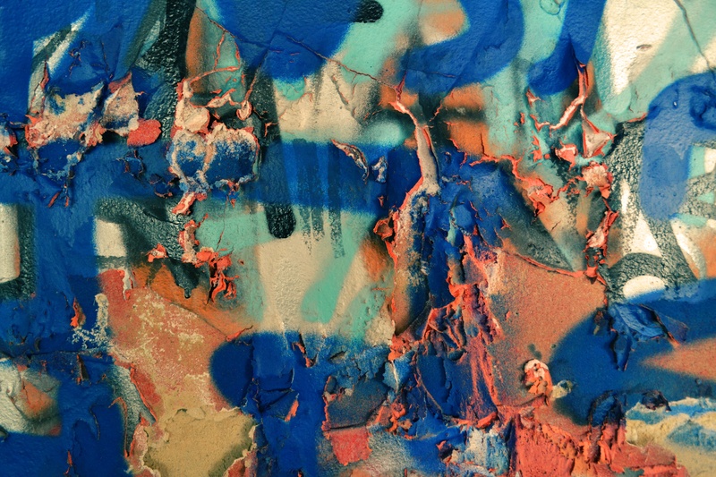 metal, no people, deterioration, dirty, teal, rusty, blue, damaged, old, wall - building feature, ruined, multi Colored, day, painting, wall, backgrounds