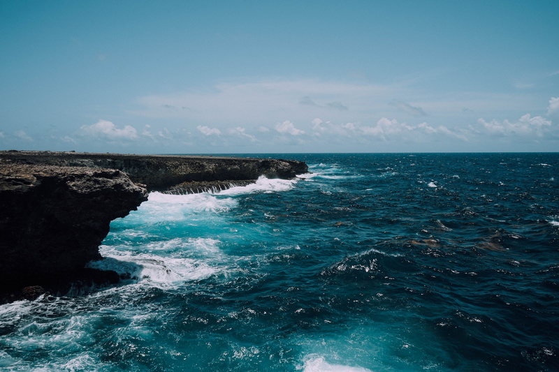 landscape, wave, nature, bonaire, storm, sea, cliff, horizon, cloud - Sky, day, water, travel, sport, atlantic Ocean, waters Edge, 5K, coast, power in nature