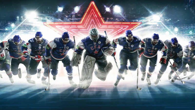 ice, real people, crowd, arts culture and entertainment, standing, event, The political project, Hockey, indoors, uniform, team, armed forces, men, SKA