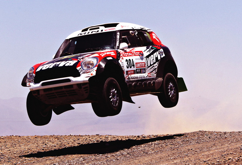 Speed, Mini, 1080P, Dakar, Rally, X-raid, Mini Cooper, Sport, In the air, 2014, Race, Side view, 304, SUV