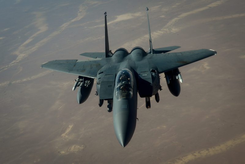 on the move, mid-air, propeller, weapon, outdoors, air Vehicle, nature, bomber Plane, armed Forces, Strike Eagle, day, war, strike eagle, army, aerospace Industry