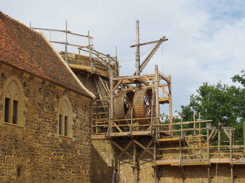 fortification, chateau, crane - construction machinery, day, outdoors, defense, nature, fortress, castle, Construction, construction industry, machinery