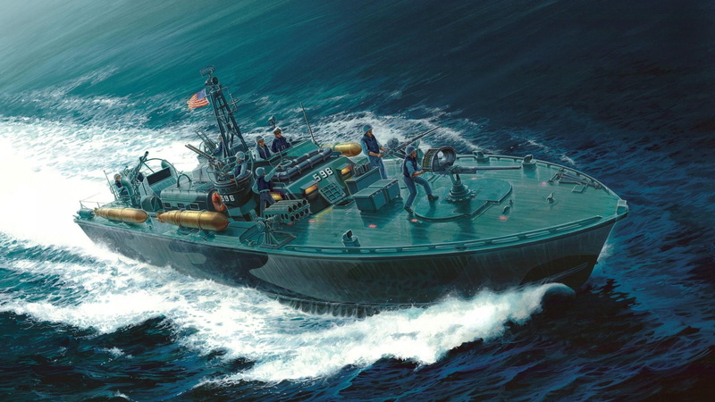 military, torpedo, boat, 3d and abstract, 1080P, other
