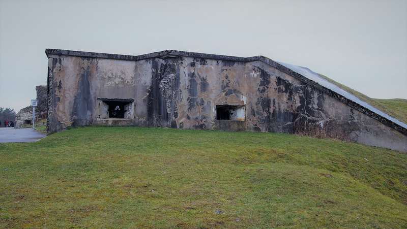 land, outdoors, grass, nature, the past, panorama, no people, history, plant, green color, architecture, house, field, sky, world war, old, abandoned, clear sky