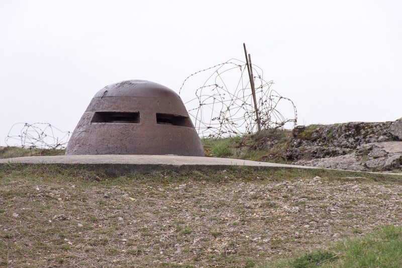 plant, dome, douaumont, day, the past, ruined, history, sky, verdun, built structure, damaged, grass, metal, observer, abandoned, france, 5K, fort, clear sky