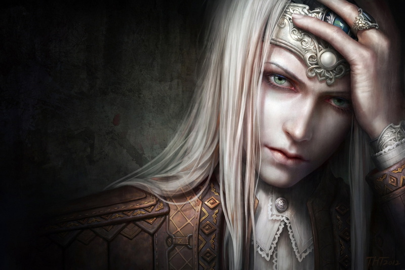 1080P, fantasy, depression - sadness, one person, body part, guy, gothic style, tnt, emotion, sadness, male, human body part, blond hair, wall, decoration