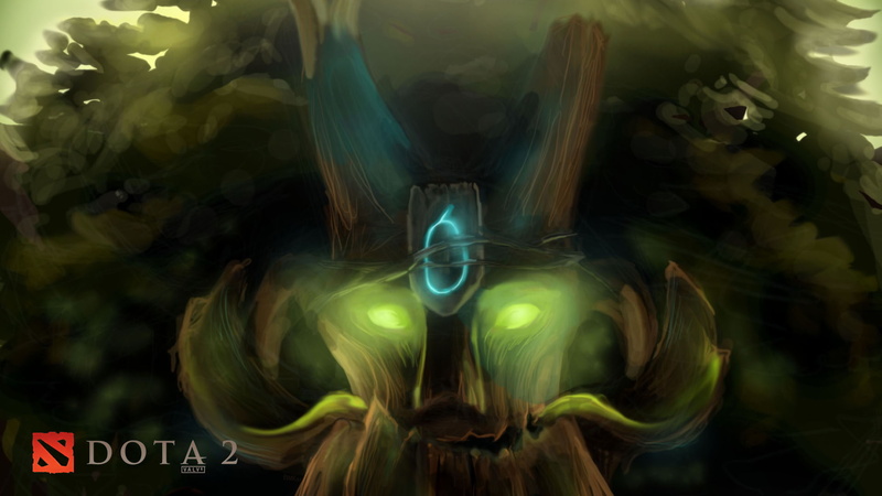 dota, art, treant, 1080P, protector