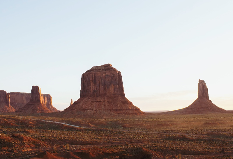 landscape, butte, mountains, copy space, formation, solid, desert, scenics - nature, tranquility, oljato-monument valley, utah, geology, tranquil scene