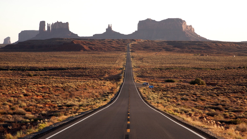 mountain, mountain range, diminishing perspective, transportation, Oljato-Monument Valley, beauty in nature, non-urban scene, nature, the way forward, environment