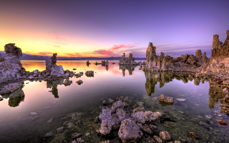 Dead, Sea, 1080P, Landscape, Coast, Sunset, Rocks