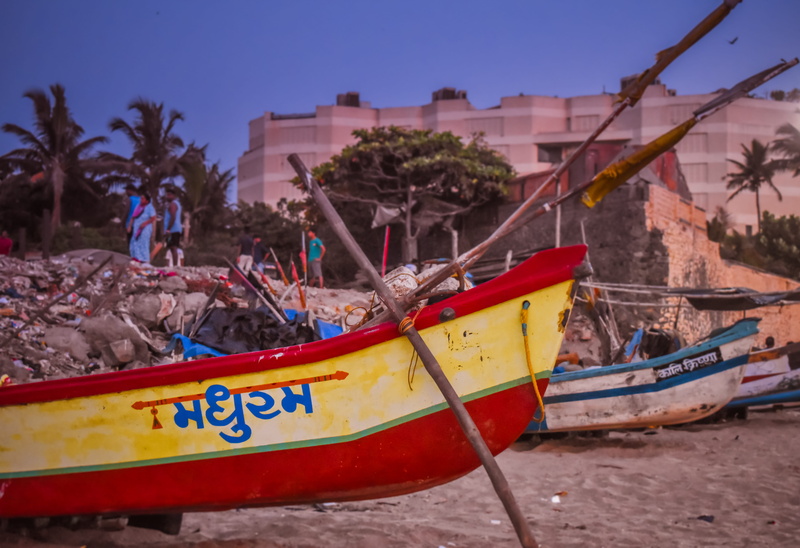 travel, 5K, nautical vessel, beach, text, silver beach, ocean, land, tree, sailor, india, boat, sand, seaside, day, no people, focus on foreground, beachside