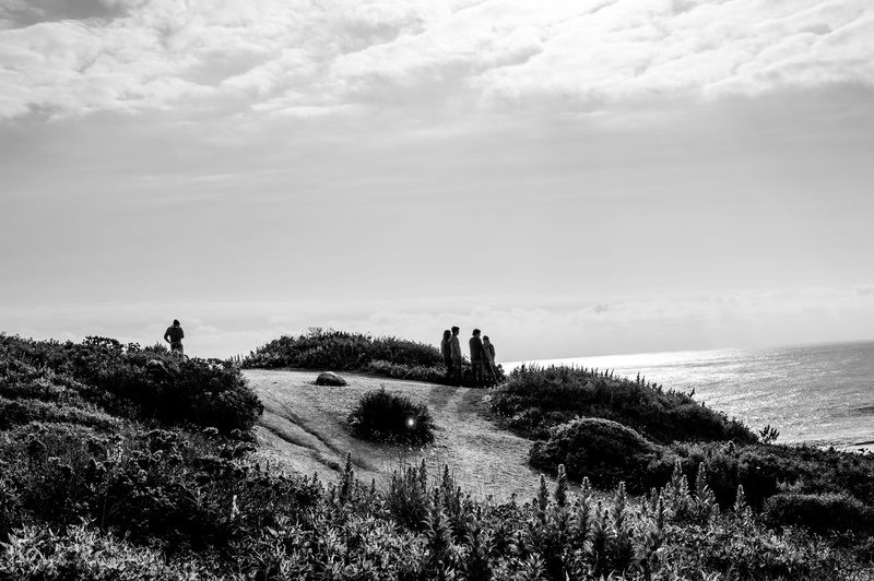 cloud - sky, ocean, beach, beauty in nature, horizon over water, bandw, black, view, hill, white, day, looking at view, nature, tranquility, black and white