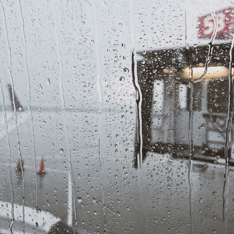 snow, delta, airline gate, icicle, purity, wet, weather, wall, winter, glass, indoors, window, united states, storm, mode of transportation, airport terminal
