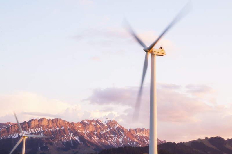 eco electricity, wind turbine, energy, sky, environment, wing, eco, bern, wind turbines, windmill, mountain, wind, alternative energy, white, pinwheel