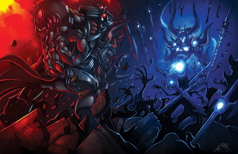 nulgath, aqworlds, 720P, evil, battle, vs, dage
