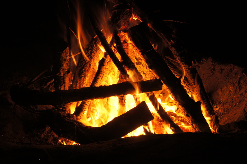 nature, glowing, motion, orange color, wood, 4K, close-up, blaze, burn, land, no people, bonfire, heat - temperature, night, campfire, wood - material