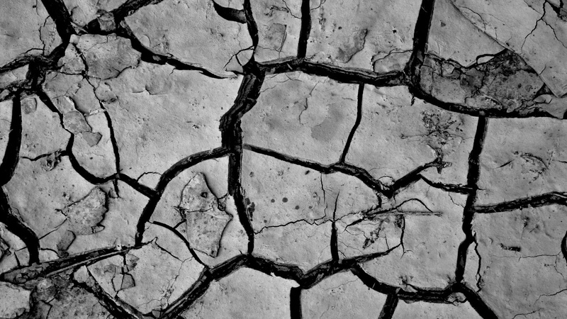 textured Effect, broken, day, field, climate, photo, dark, damaged, barren, backgrounds, desert, close-up, land, grayscale, dry, drought, cracked