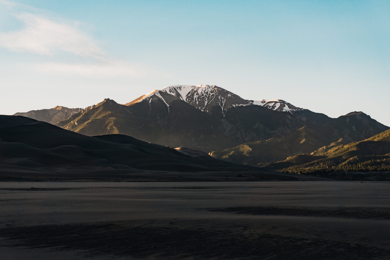 idyllic, non-urban scene, nature, environment, geology, mountains, snow, scenics - nature, mountain range, colorado, no people, 5K, sunset, sky, beauty in nature