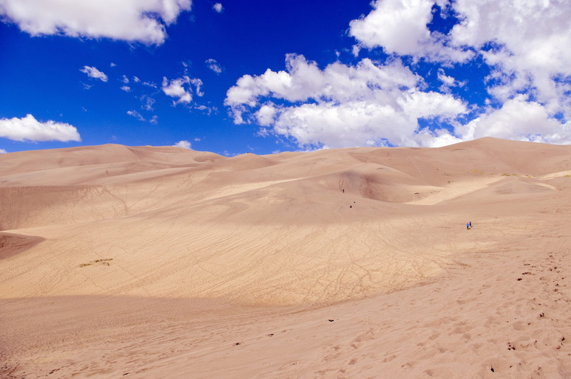 climate, atmospheric, desert, sand dune, national, sand and sky in colorado, great, park, america, sand, outdoors, arid climate, clouds, colorado, hot