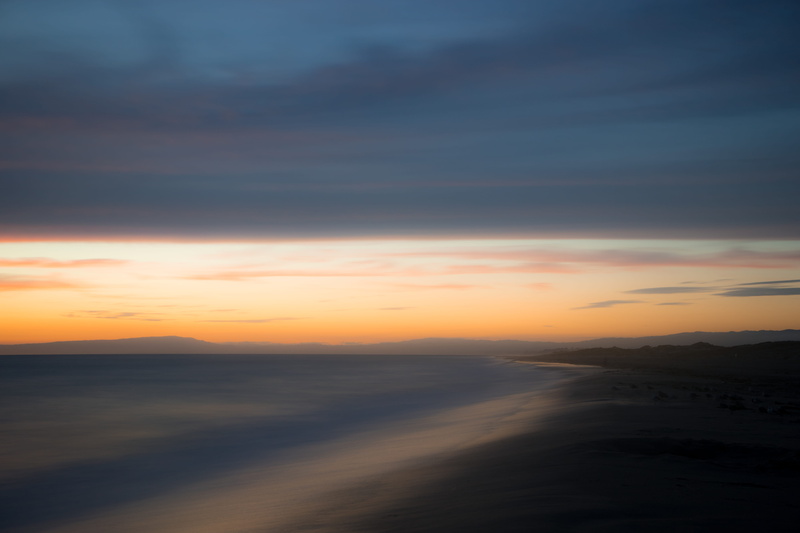 outdoors, sky, scenics - nature, blue, beauty in nature, nature, sea, ocean, water, tranquility, dusk, tranquil scene, sand, exposure, sony, 5K, mountains