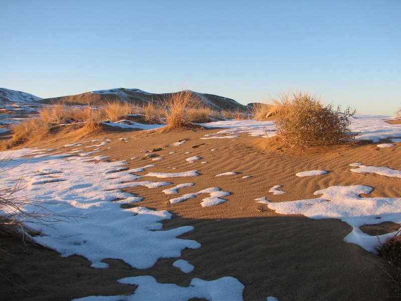 non-urban scene, Sand, arid climate, nature, land, day, outdoors, sky, Landscape, blue, Snow, mojave national preserve, 1080P, tranquility, semi-arid