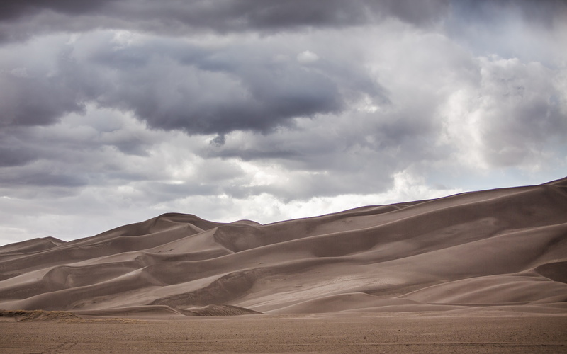 5K, colorado, no people, arid climate, day, scenics - nature, great, grey, remote, nature, tranquil scene, greatsanddunesnationalpark, sand dune, tranquility