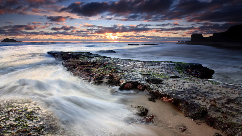 1080P, Sunset, sunsets, Coastal, Beautiful
