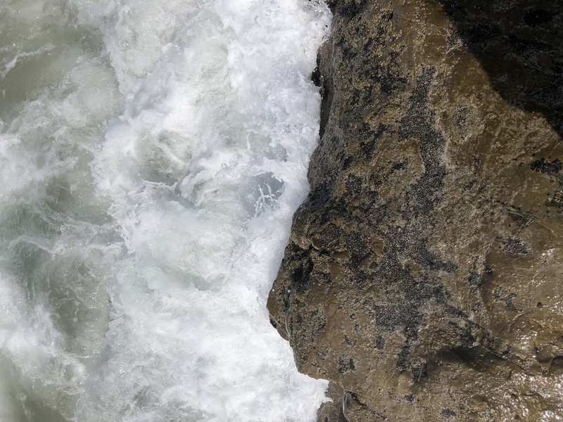 ocean, 4K, beach, sport, scenics - nature, no people, day, motion, outdoors, water, breaking, rock, aquatic sport, riptide, nature, rock formation, solid