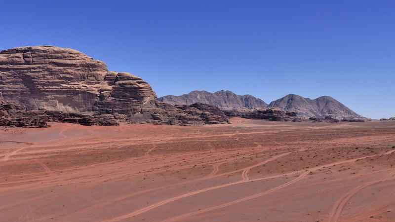 tranquility, arid climate, solid, semi-arid, sky, mahometanizm, desert, agaba, formation, tranquil scene, clear sky, eroded, outdoors, wadirum, environment