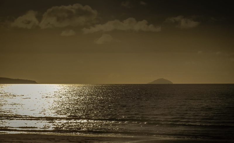 cloud - sky, Britain, Beauty, scenery, ayr, view, scottish, Background, outdoors, beach, nature, scenics, island, water, non-urban scene, tranquility, sea