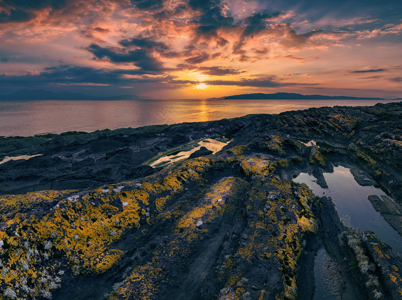 arran, 5K, Island, Firth of Clyde, firthofclyde, Isle, Shore, NorthAyrshire, Lichens, Little Cumbrae, Landscape, Vacation, horizon, rock, outdoors, places