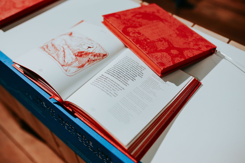 furniture, selective focus, architecture, literature, close-up, indoors, publication, open, white, Red book, learning, reading, no people, red, high angle view