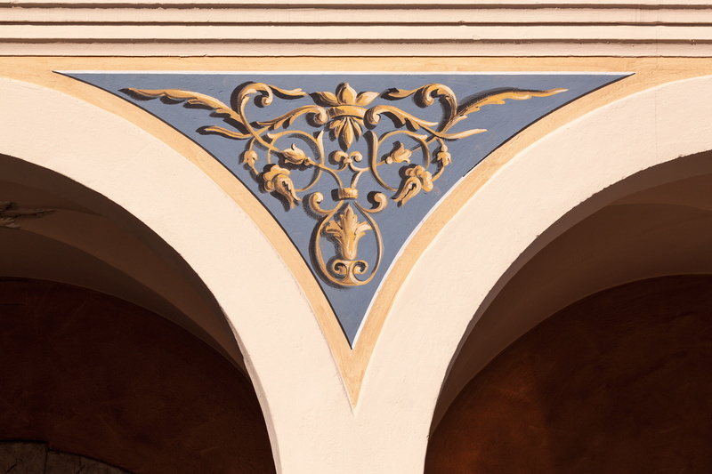 day, rhaeto romanic, close-up, loggia, italy, arch, gate, Affresco, design, fresh painting, Fresh, door, 4K, al fresco, building exterior, building, entrance